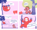 Pink and Blue Sloth Animal Illustration 4 panel Comic Strip (1).png