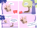 Pink and Blue Sloth Animal Illustration 4 panel Comic Strip.png