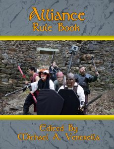 LARP Rulebook. Live Action Roleplaying, Boffer fighting, Fantasy LARP